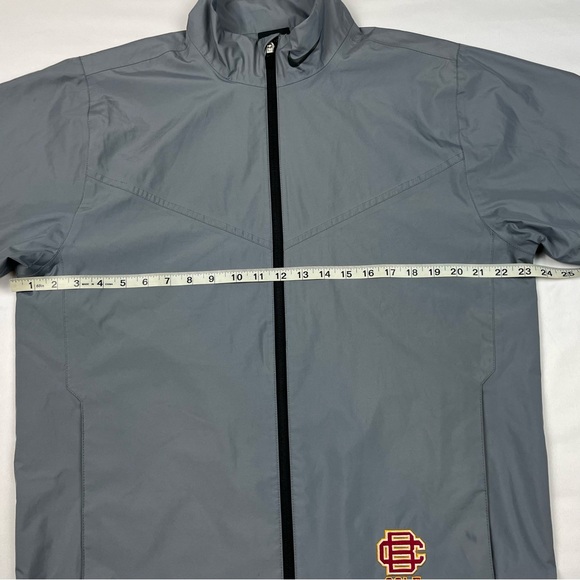 Nike Golf Storm Fit Bethune Cookman Mens Windbreaker Rain Jacket Medium Grey A6 - Picture 9 of 10